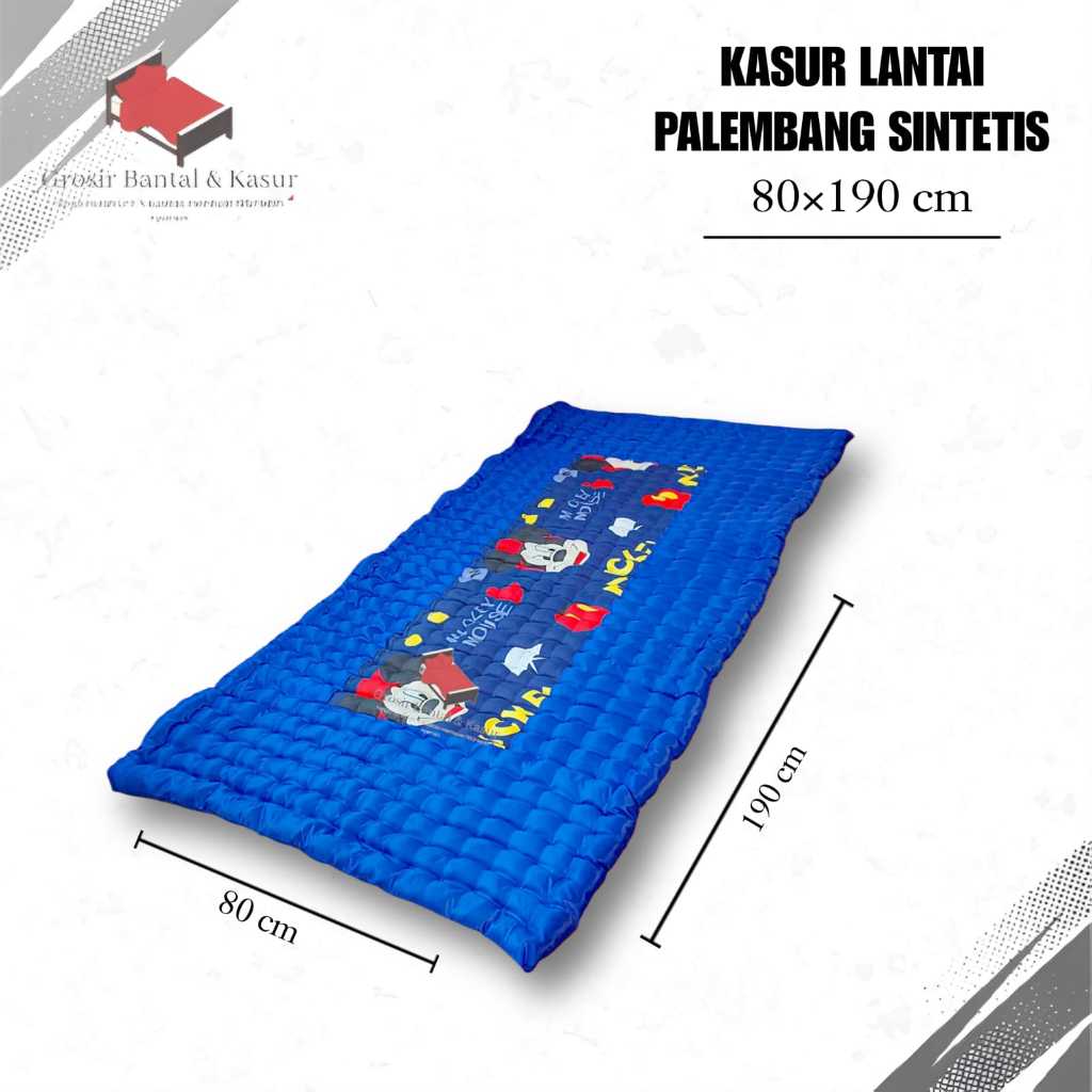 Grosir Kasur Palembang 80 x 190 Cm Kapuk Sintetis Muat 1 Orang Kasur Lantai Lipat