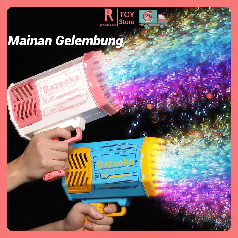 igoods.rose  Mainan AnakBubble  / Mainan TembakTembakan Balon Gelembung Sabun / MainanAnak Laki Laki