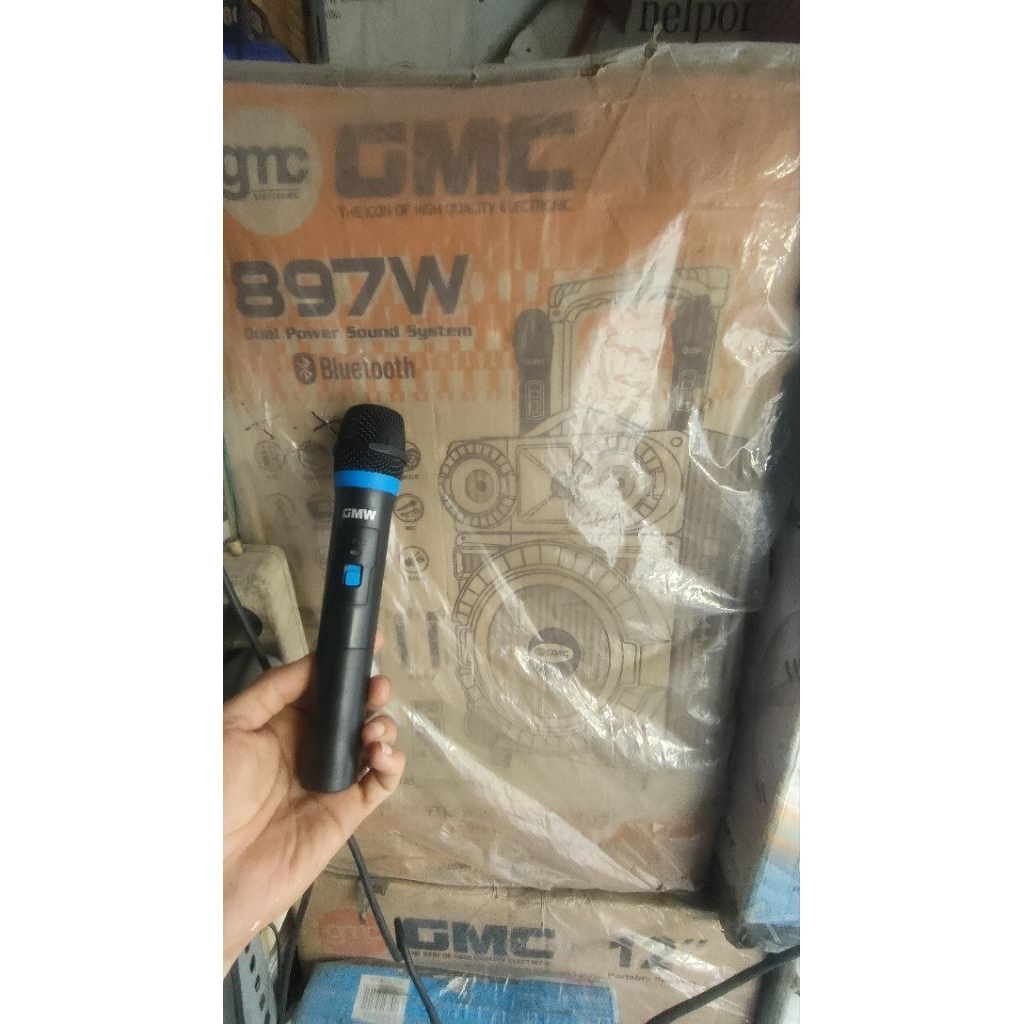 MIC GMC 897W MIK SPEAKER BLUETOOTH original