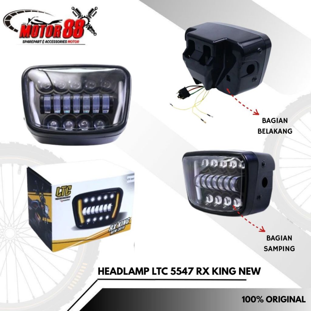 Headlamp RX KING NEW 5547 LTC