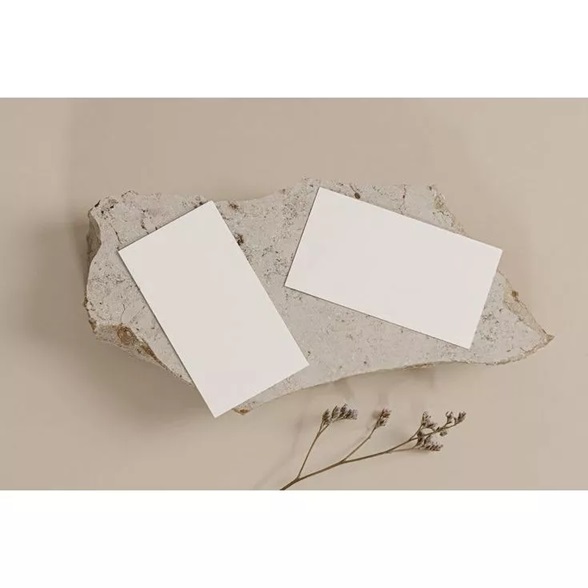 100Lembar Kartu Ucapan/ Kartu Kosong Notepad Kertas Kraft Notepad Greeting Cards/SATUAN