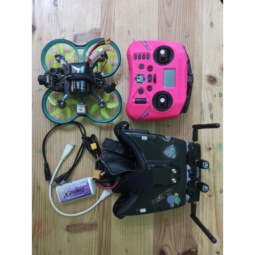 Paket Drone Fpv 2.5inch Ready to fly normal mulus