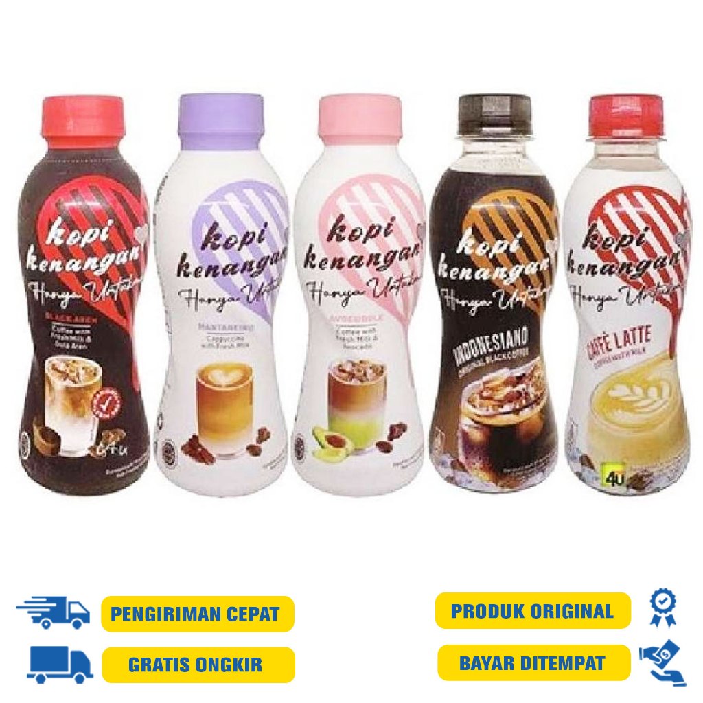 KENANGAN kopi kemasan botol 220ml - black aren | mantancinno