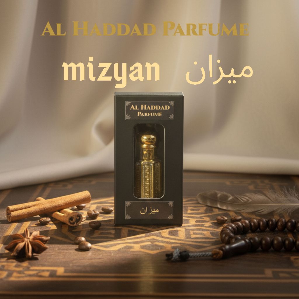 Al Haddad Parfum Original – Mizyan Premium (Parfum Timur Tengah) | Tahan Lama & Tanpa Alkohol