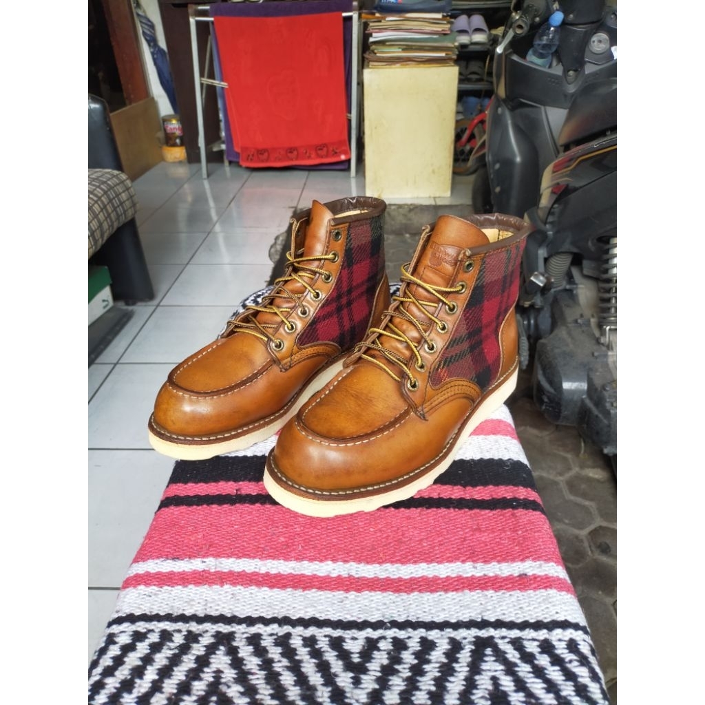 Red Wing x Woolrich 9004 RARE ITEM Original Made in USA (rw redwing 9106 875 877 moctoe beckman bill