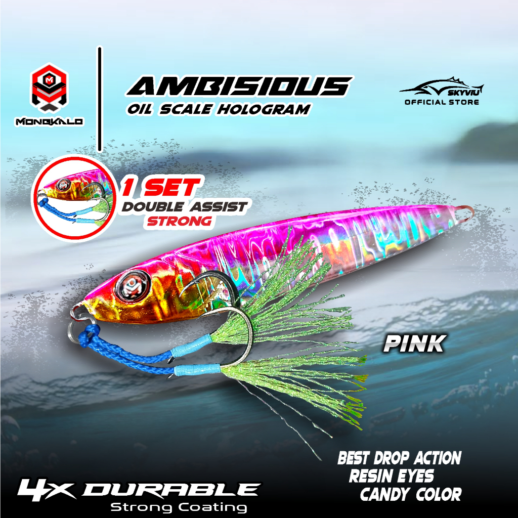 Mongkalo Ambisious Minyak noGID noMotif Candy 40 Pink