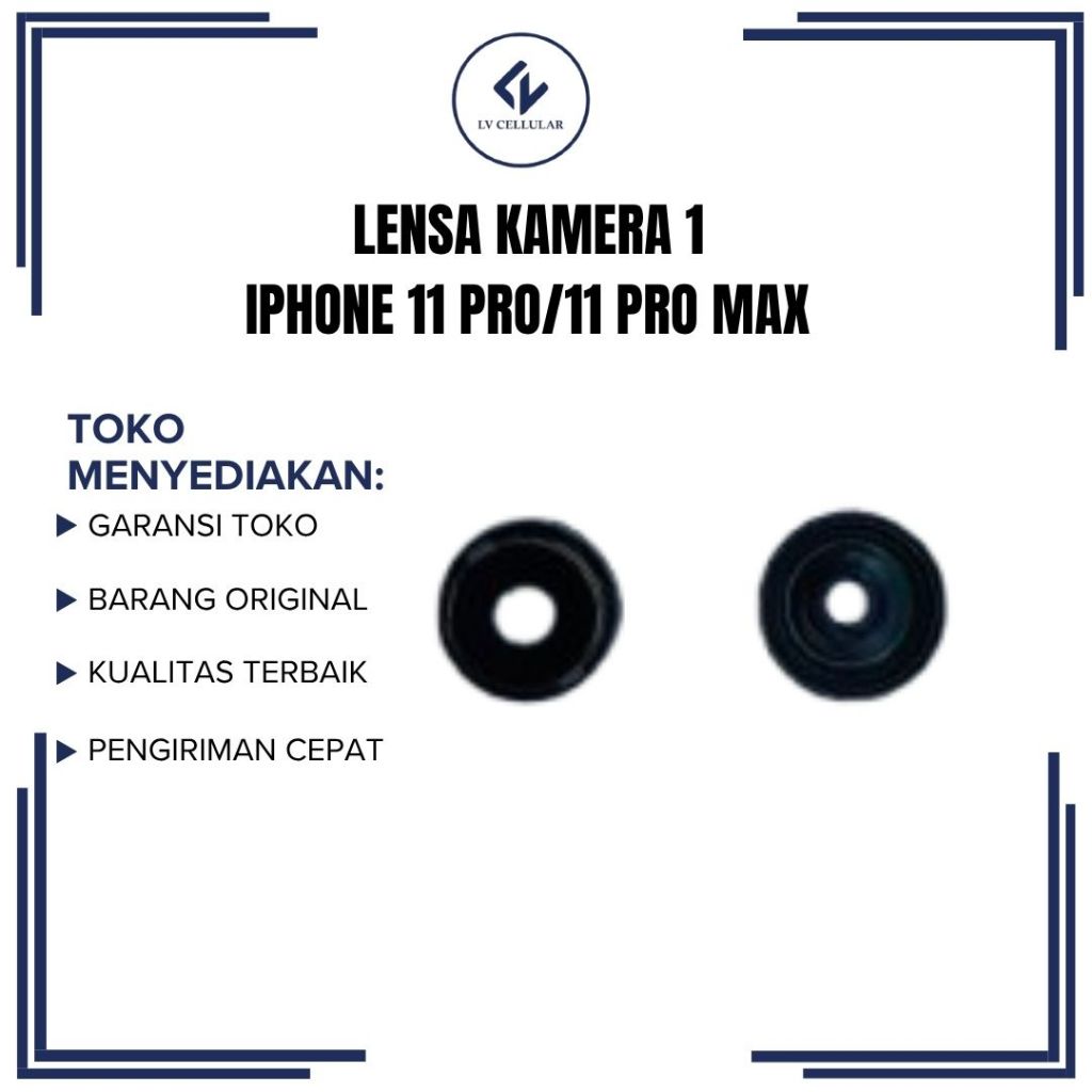 LENSA KAMERA BELAKANG IP 11 PRO/11 PRO MAX ORIGINAL