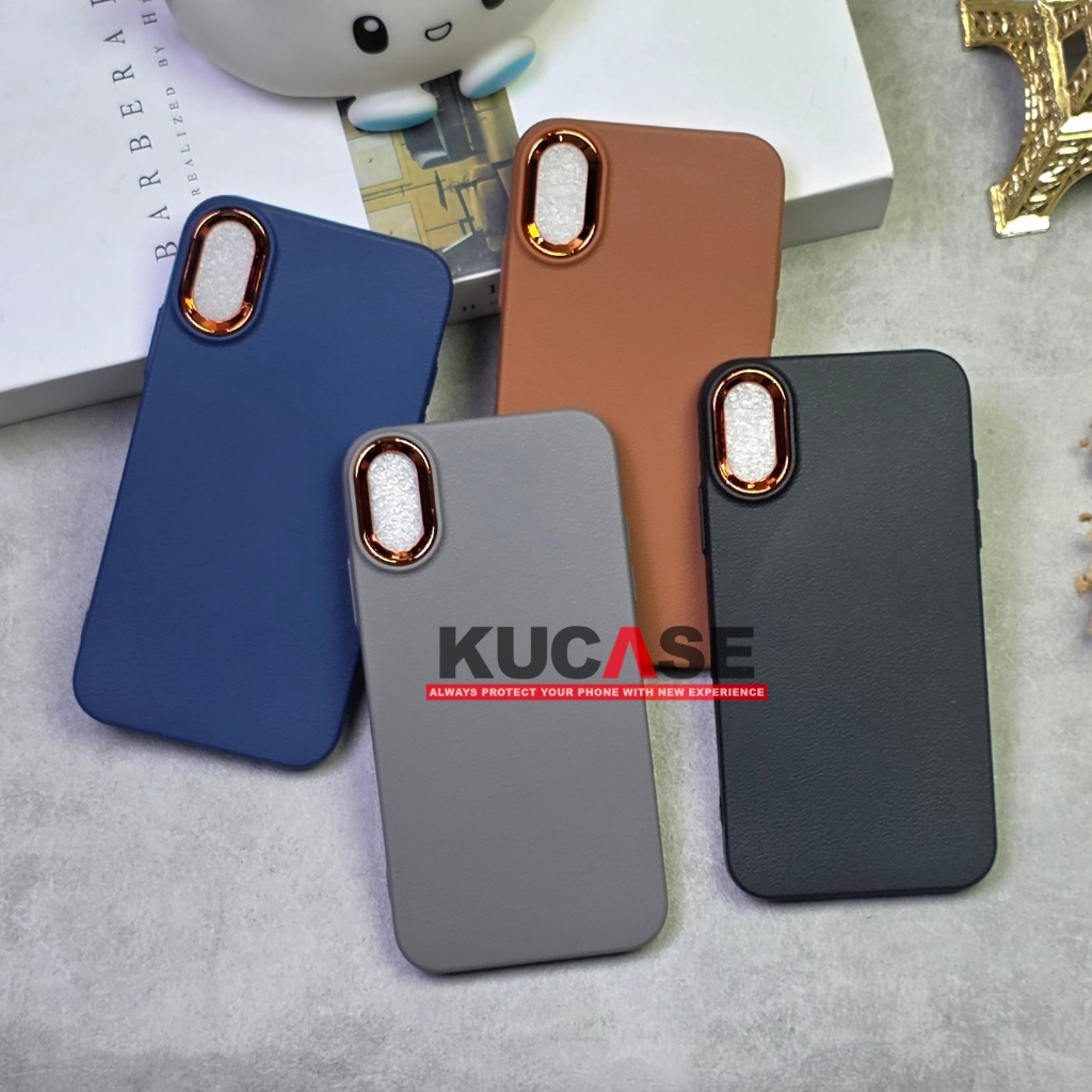 Case Iphone X Iphone XS Iphone XR Iphone XS Max Case Leather Pro Kamera List Crom