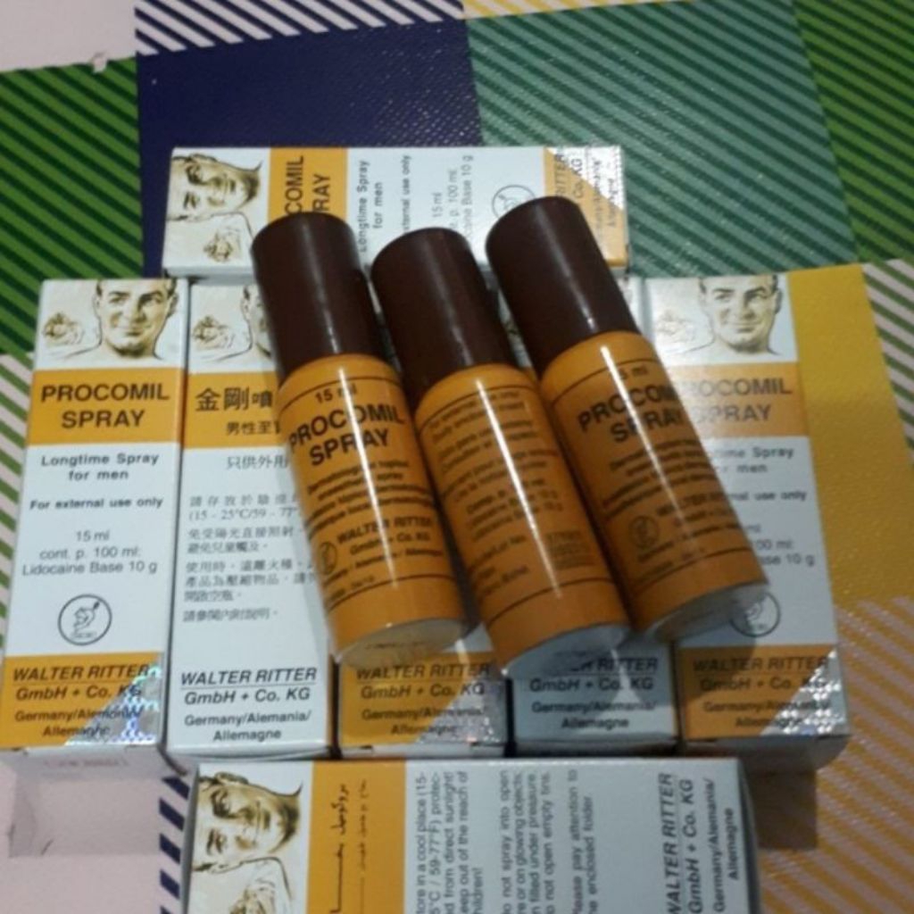 PROCOMIL SPRAY ASLI OBAT HERBAL SEMPROT KUAT TAHAN LAMA