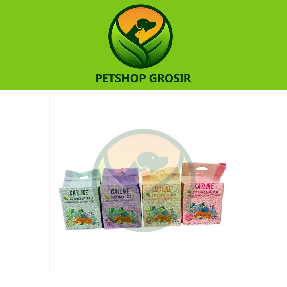 Pasir Tofu Premium CatLike 7Litter Cat Litter Tofu CatLike 7Litter