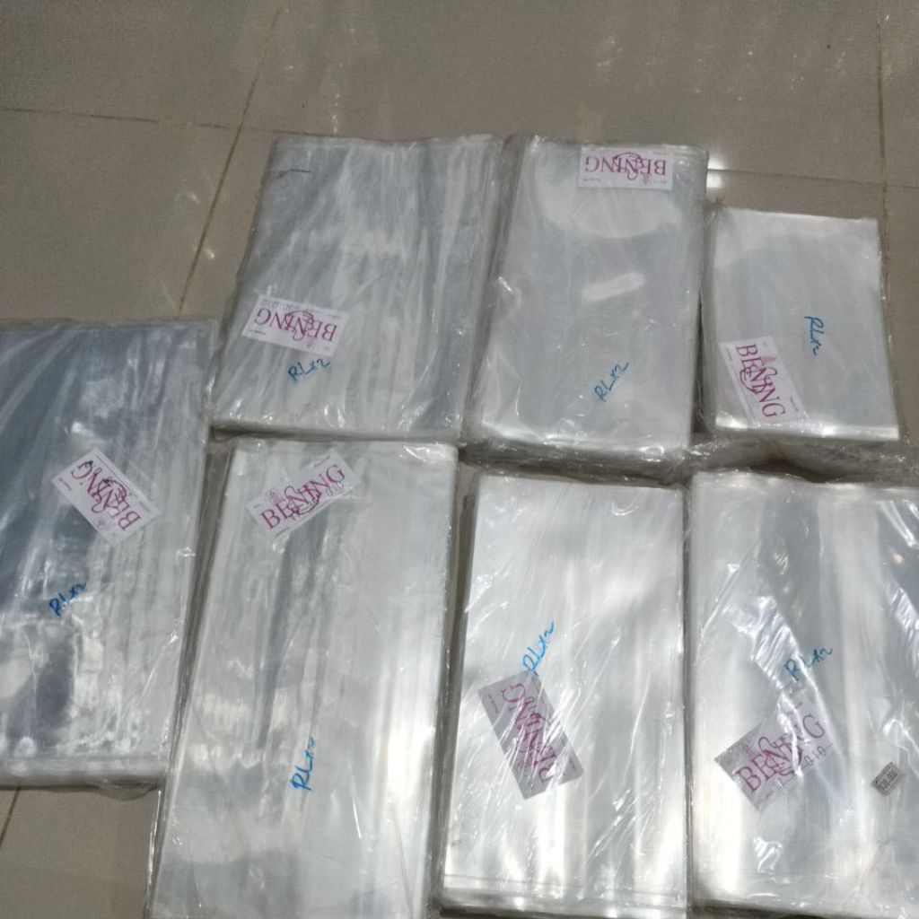 Plastik PP Tebal 010 Cap Bening, Cocok bust Kripik, snack dll