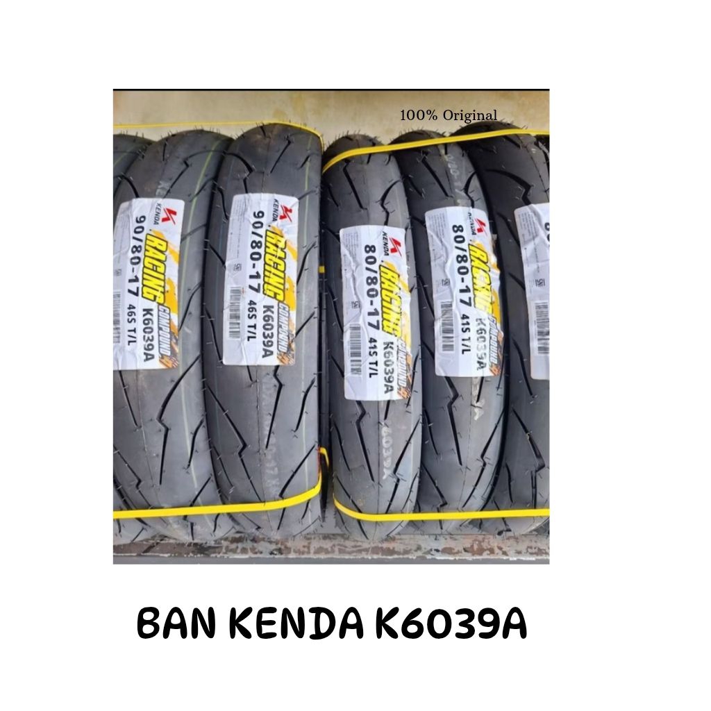 BAN KENDA K6039A TUBBLESS 80/90/110/130 ring 17