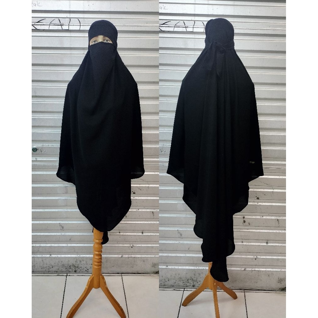 French Khimar Jetblack standar model lancip