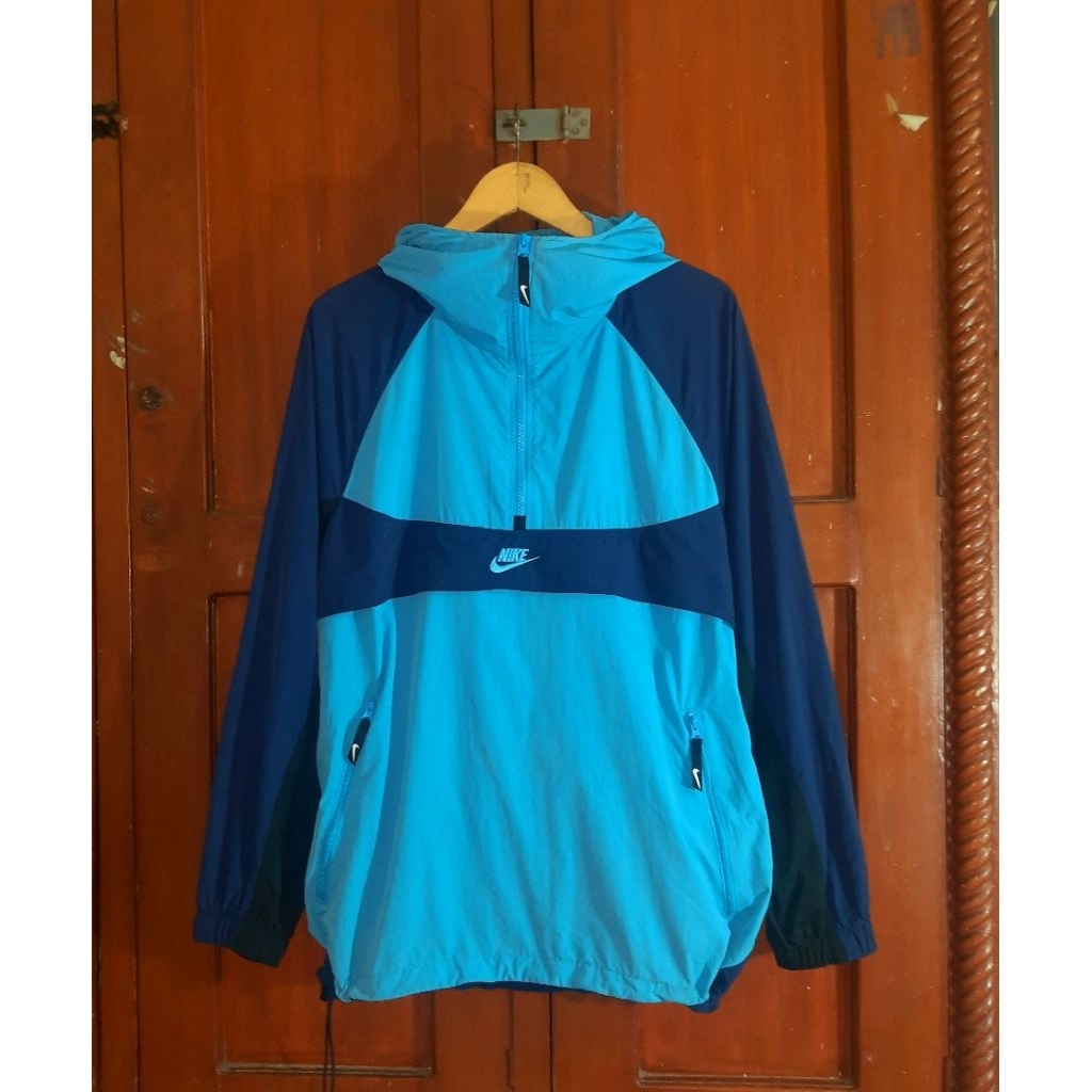 Jaket NIKE COLORBLOCK HALF ZIPPER WOVEN