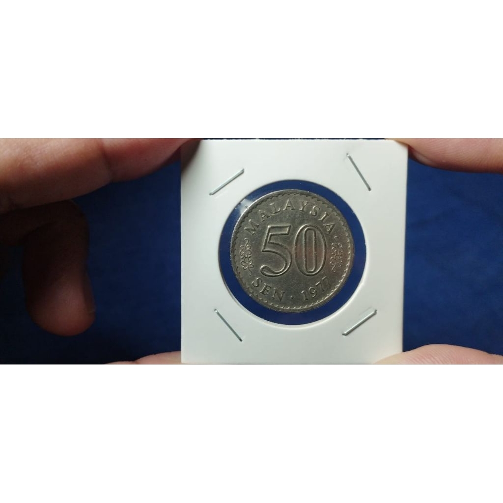 KOIN 50 SEN MALAYSIA SERI PARLEMEN USIA 39, 43, 48 TAHUN