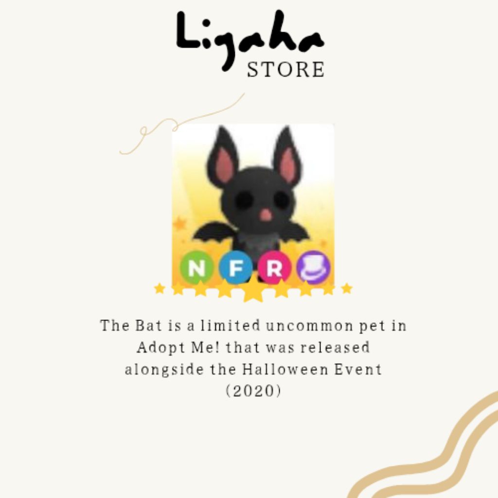 Neon Fly Ride Bat (Adopt Me Items)