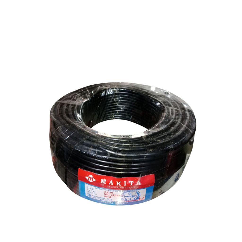 KABEL MICROPHONE MAKITA HITAM STEREO