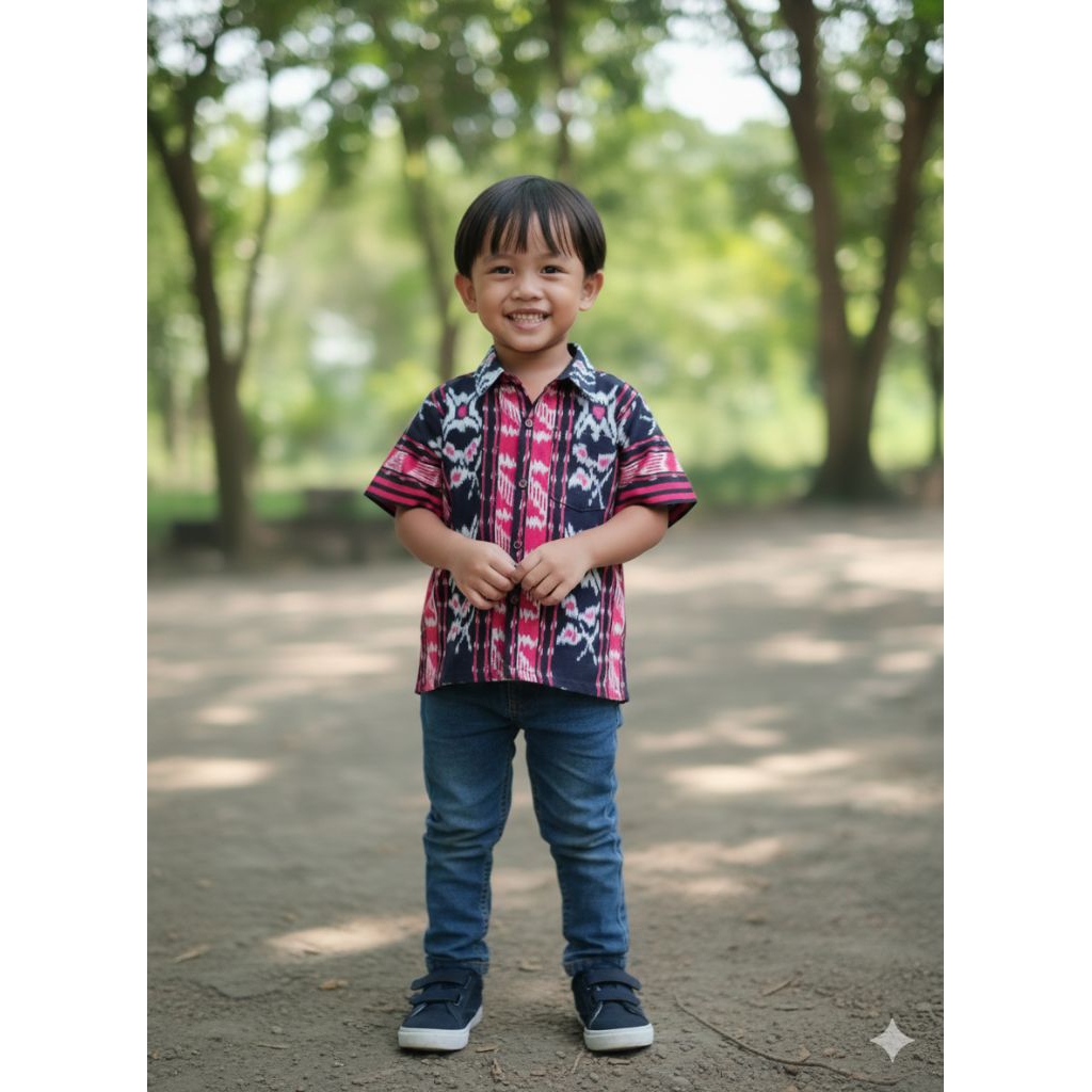 kemeja anak cowok CAHAYA TENUN JEPARA