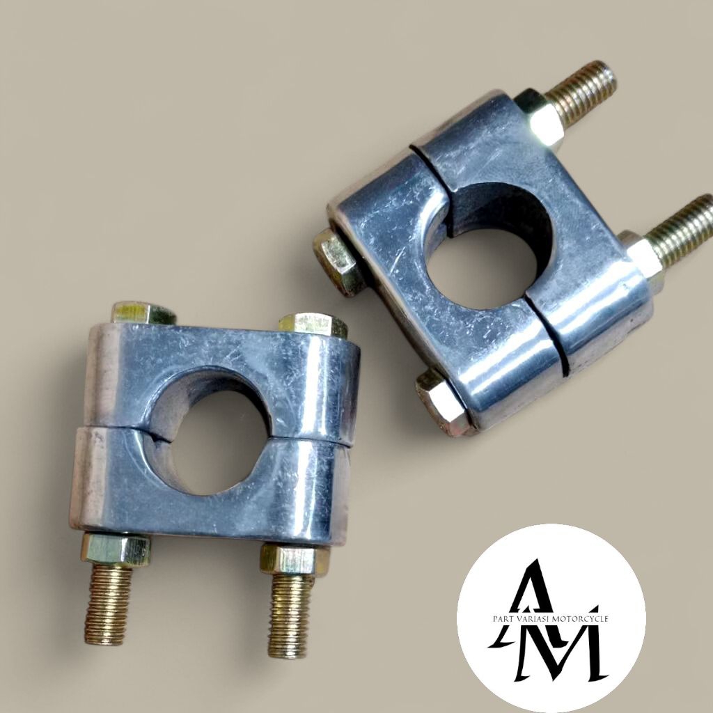 Riser stang/Riser pangkon stang / clamp stang universal . alumunium