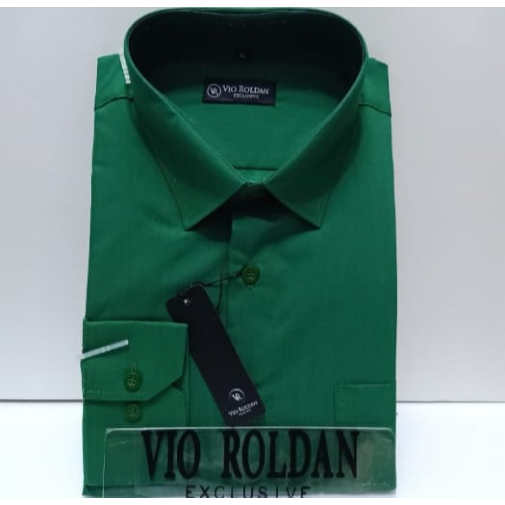 Kemeja Polos Kemeja Kerja Kemeja Katun Kemeja Formal Kemeja Pria Hijau Natal
