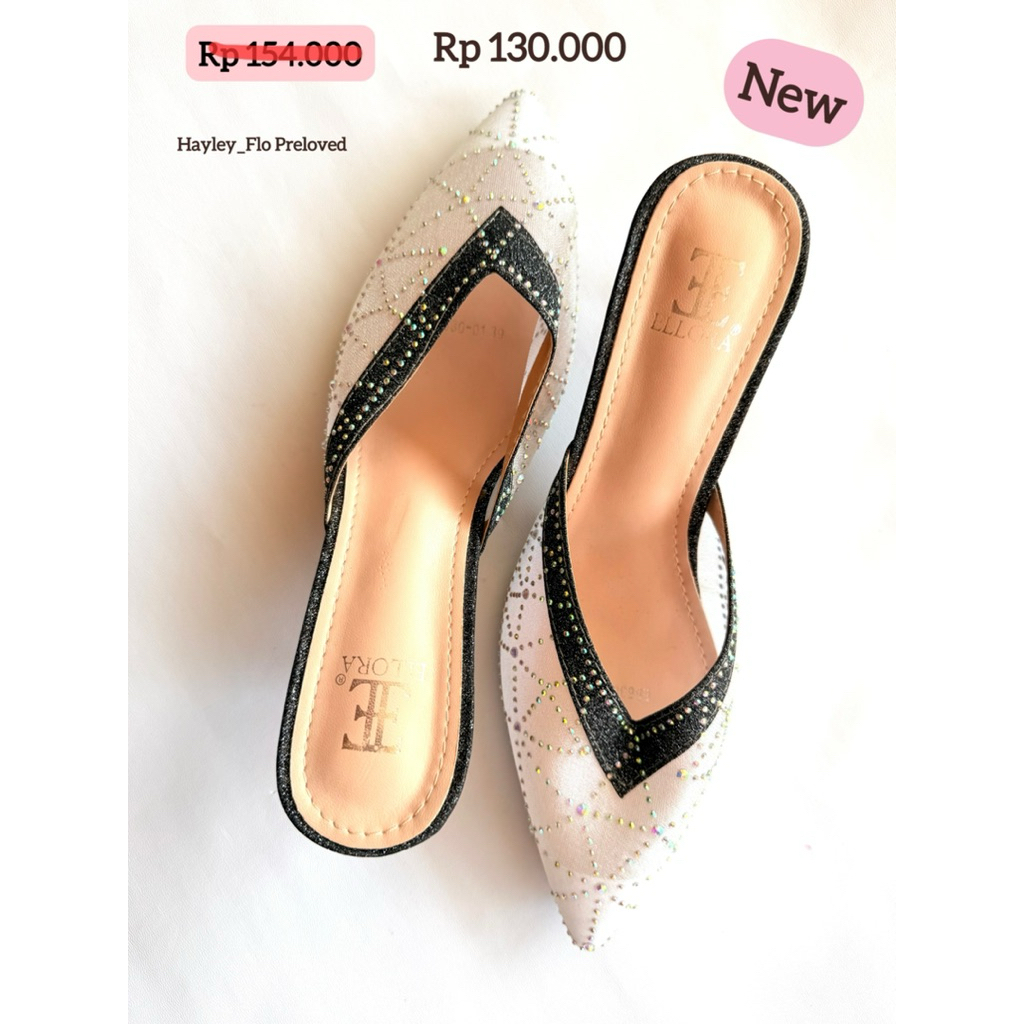 [New] Ellora Sepatu Pesta Wanita Heels 7 cm Import