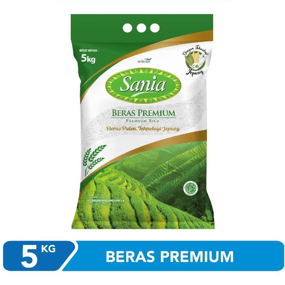 Beras Sania Premium 5 Kg Beras sania 5kg premium