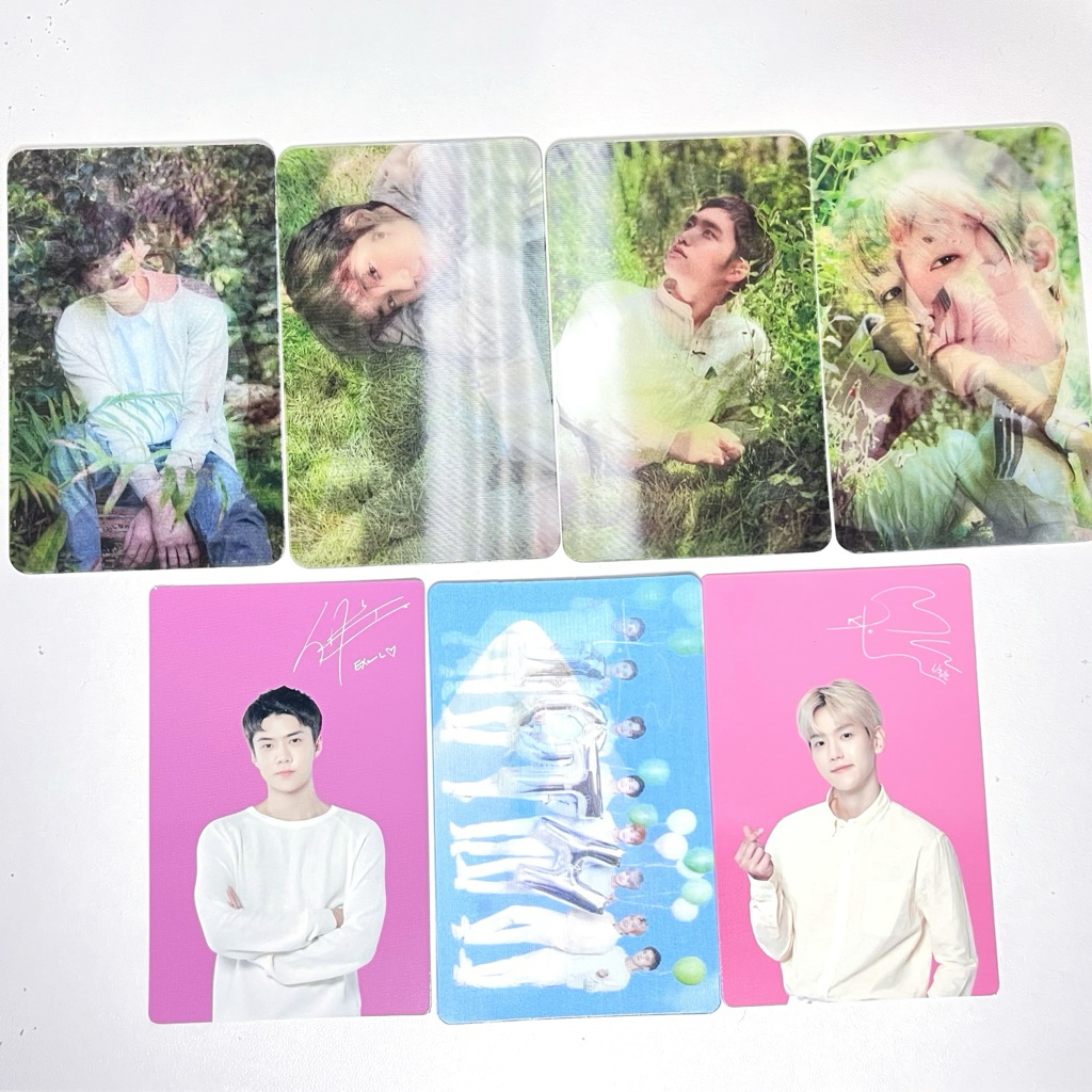 PHOTOCARD NATURE REPUBLIC EXO || NATREP [Kai, Baekhyun, Sehun, Chanyeol, Kyungsoo]