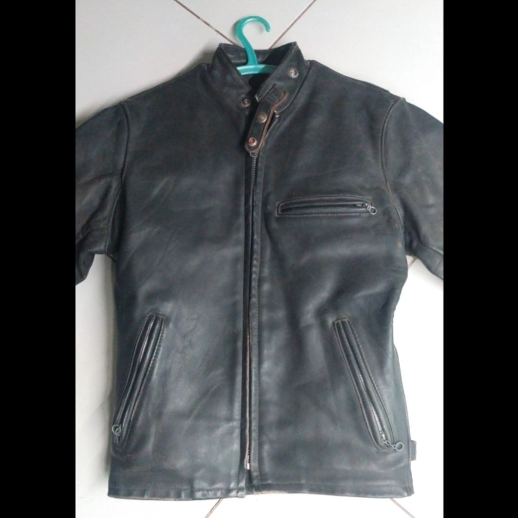 Jaket Kulit Schott Made In USA Original Super Tebal