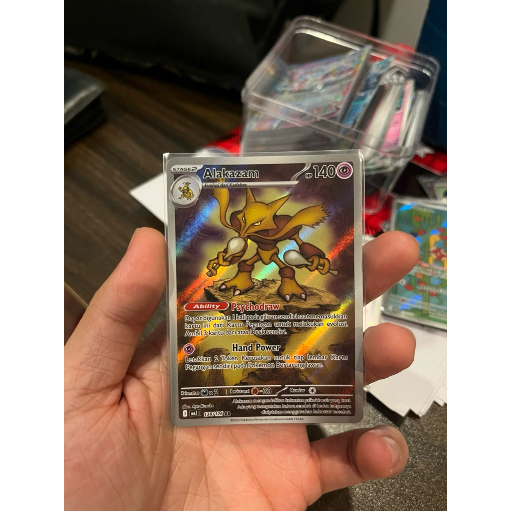 Alakazam AR Ma1 138/126 Pokemon TCG Indonesia