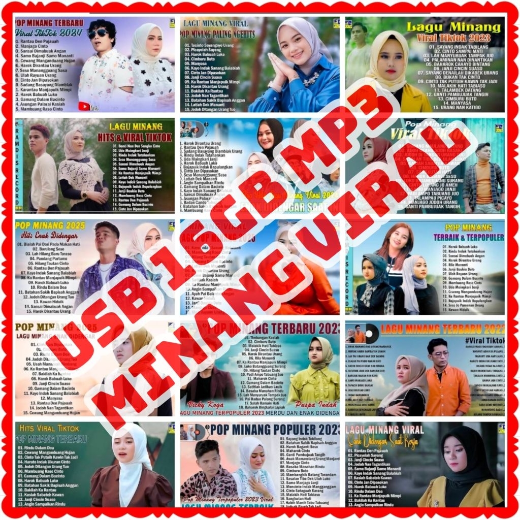 MP4 MP3 USB FLASH DISK ISI LAGU MINANG-USB ISI LAGU MP3-USB ISI LAGU MP4-USB FLASHDISK BUAT DI MOBIL
