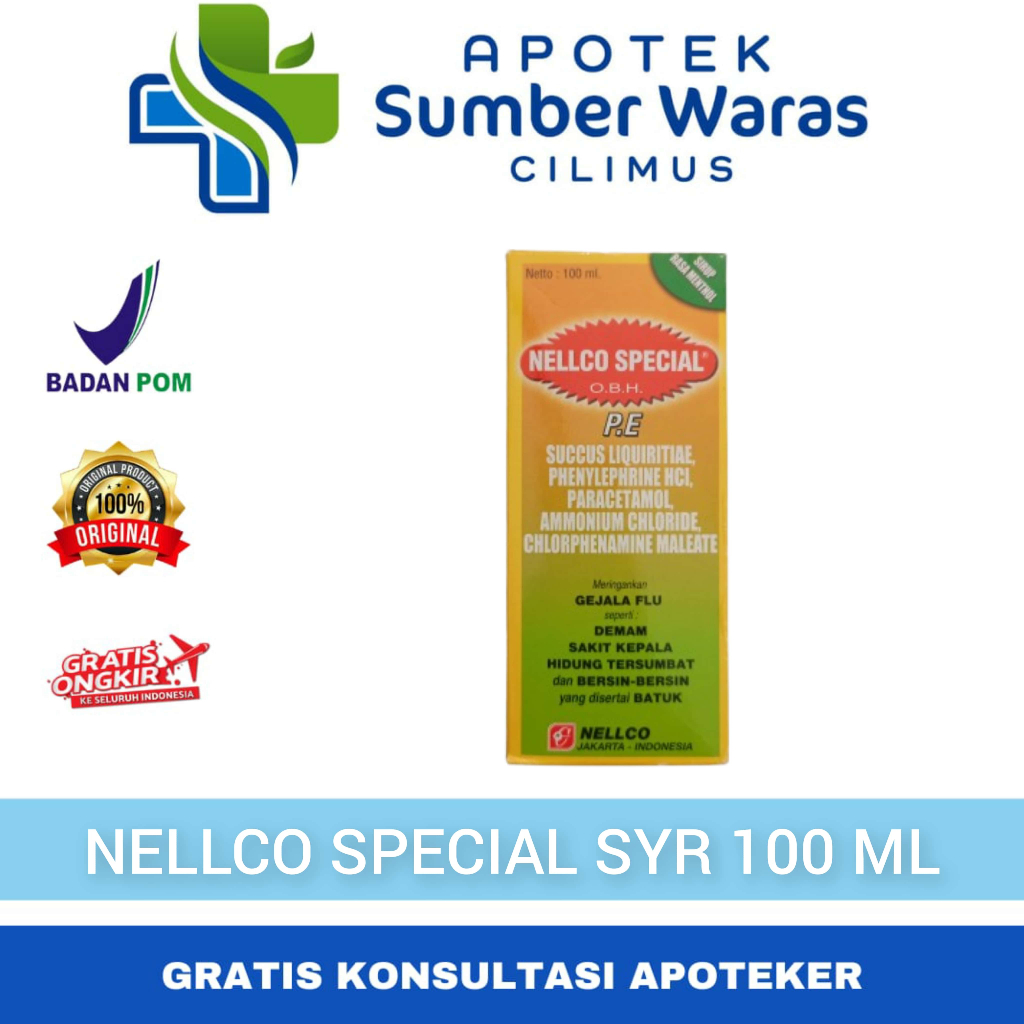 OBH NELLCO SPECIAL 100ML OBAT BATUK PILEK