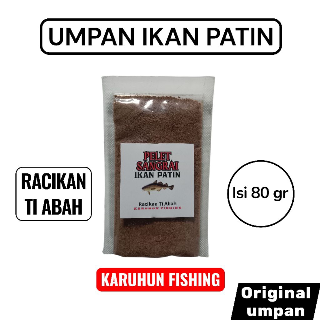 UMPAN IKAN PATIN PELET SANGRAI