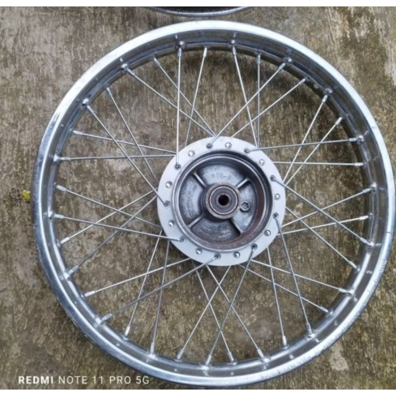 Velg Belakang SUPRA X 125 KARISMA KIRANA REVO ORIGINAL COPOTAN SECOND BEKAS
