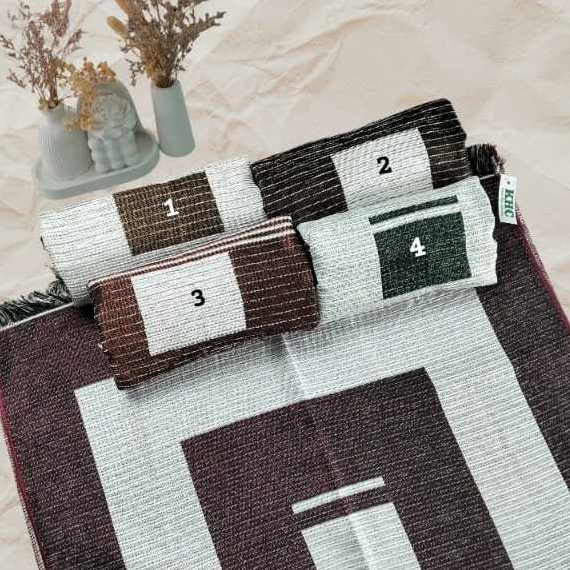 Sajadah Tenun Premium KHC – Sajadah Tebal Elegan / Sajadah Traveling / Sajadah Harian