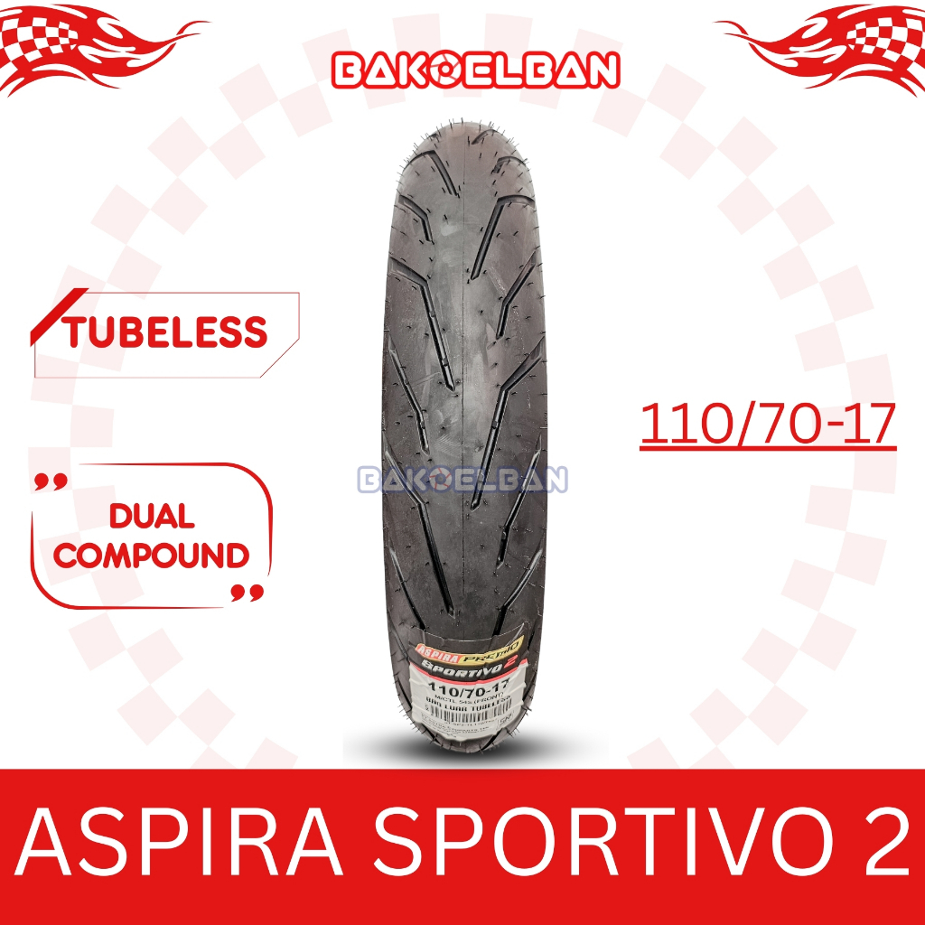 BAN MOTOR ASPIRA SPORTIVO 2 110/70-17