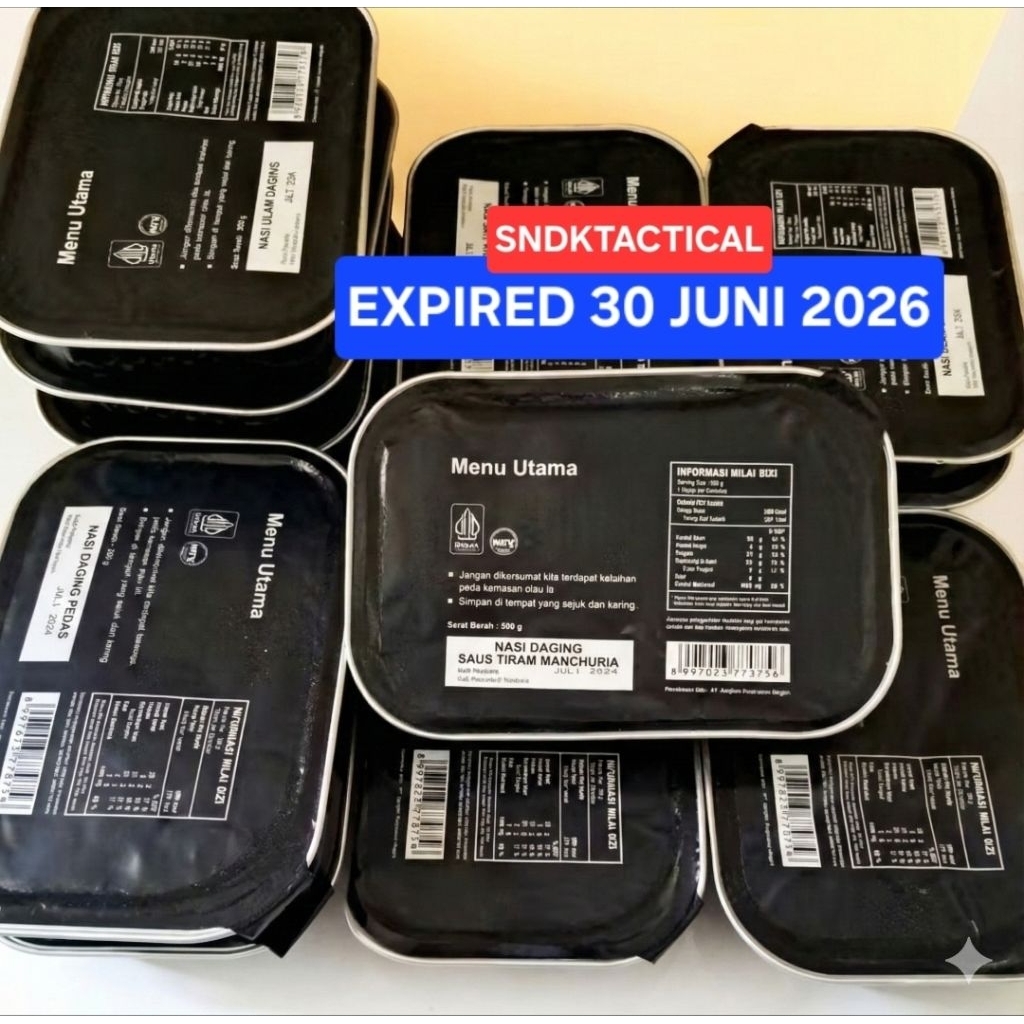 [PROMO] RANSUM NASI NARAGA JATAH/MTP1/LAUK PAUK ECER HARGA 1 NASI/LAUK PAUK