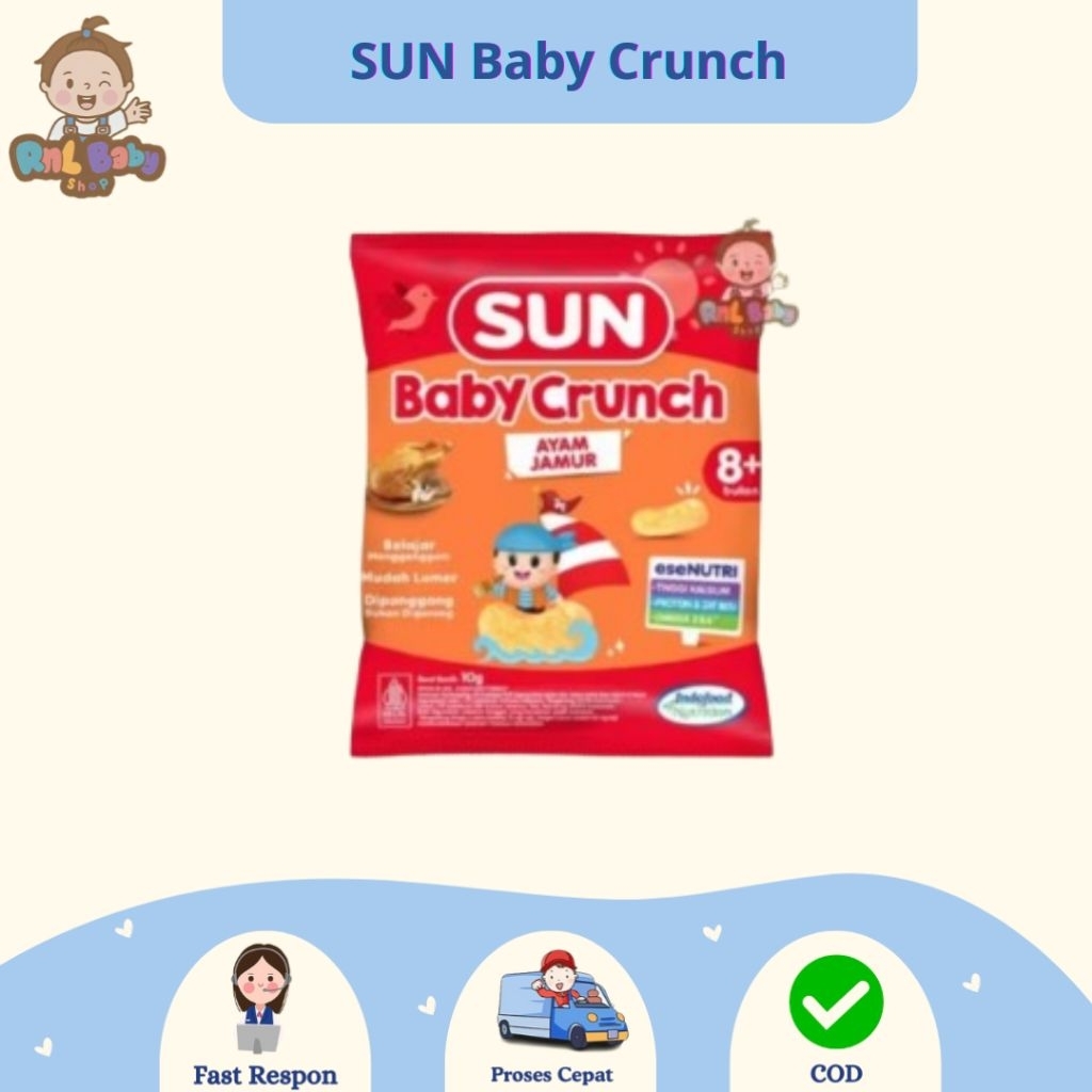 SUN Baby Crunch 10g - Cemilan Bayi