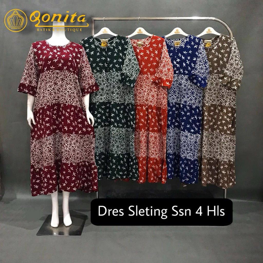 [LD 112] QONITA DASTER SUSUN 4 HLS  BATIK CAP ASLI PEKALONGAN