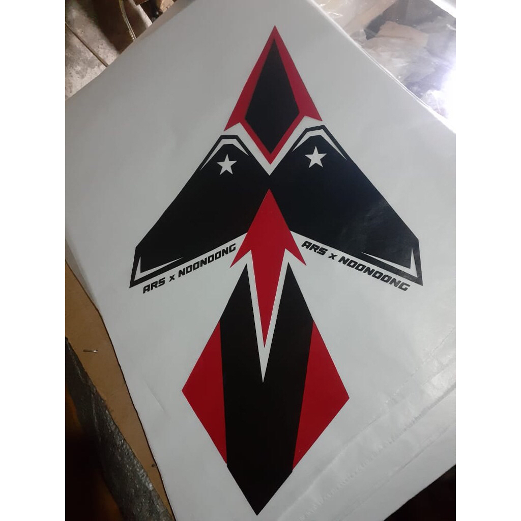 jasa sablon kertas layang - layang sukoi 2 warna