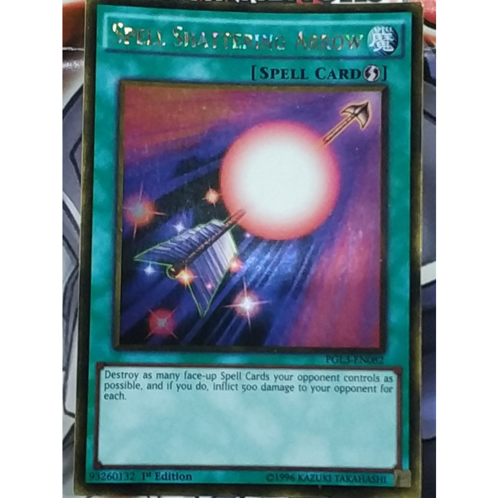 Spell Shattering Arrow - PGL3-EN082 - Gold Rare - Spell Card - YuGiOh Trading Card Game ORIGINAL