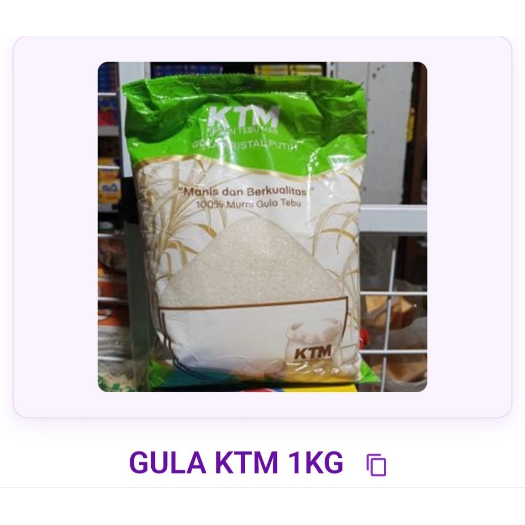 Gula KTM 1kg