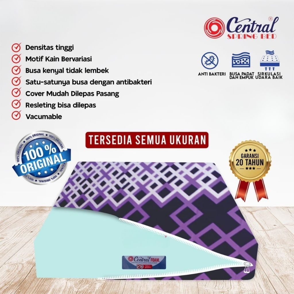 KASUR BUSA CENTRAL FOAM NO 2 (200×160)