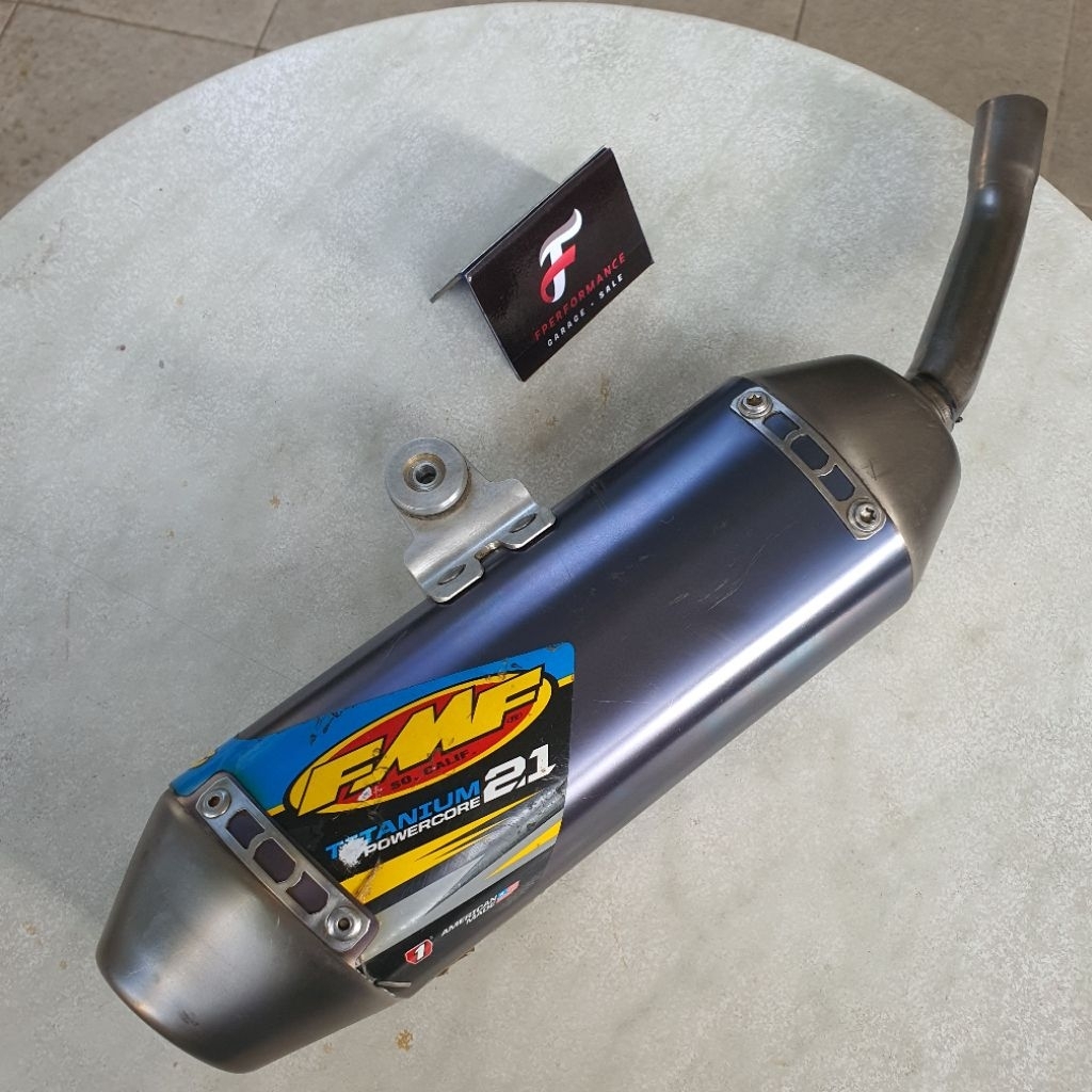 Knalpot Silencer FMF Racing USA Powercore 2.1 Titanium  Original Yamaha YZ 125 125x yz 250 125 kx KT