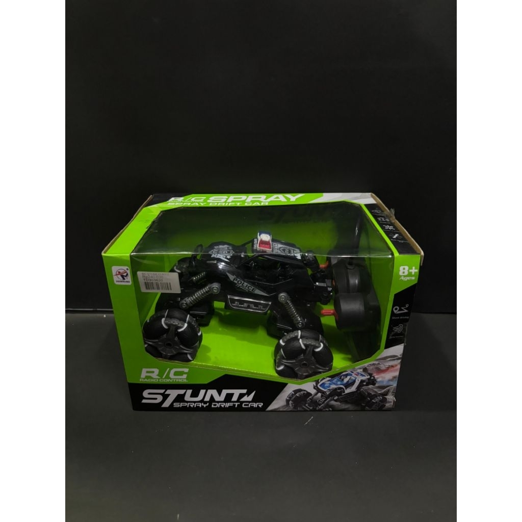 RC STUNT POLICE, RC STUNT SPRAY// RC POLICE, MAINAN REMOT CONTROL MOBIL POLISI