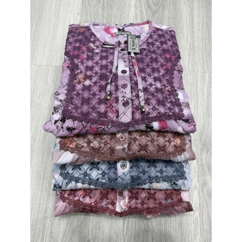 Midi dress salvina.ys ori motif bunga