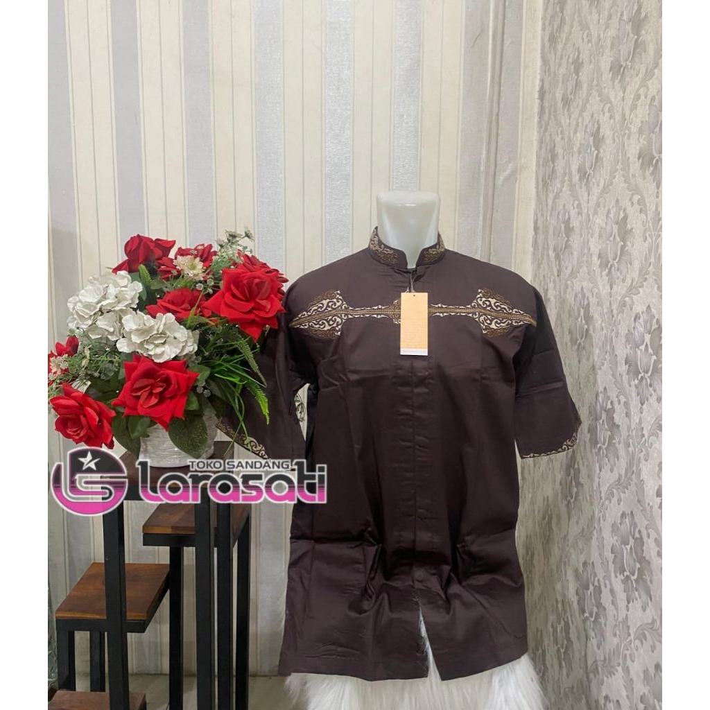 Baju koko BILADI lengan pendek/Koko dewasa/Koko kekinian/