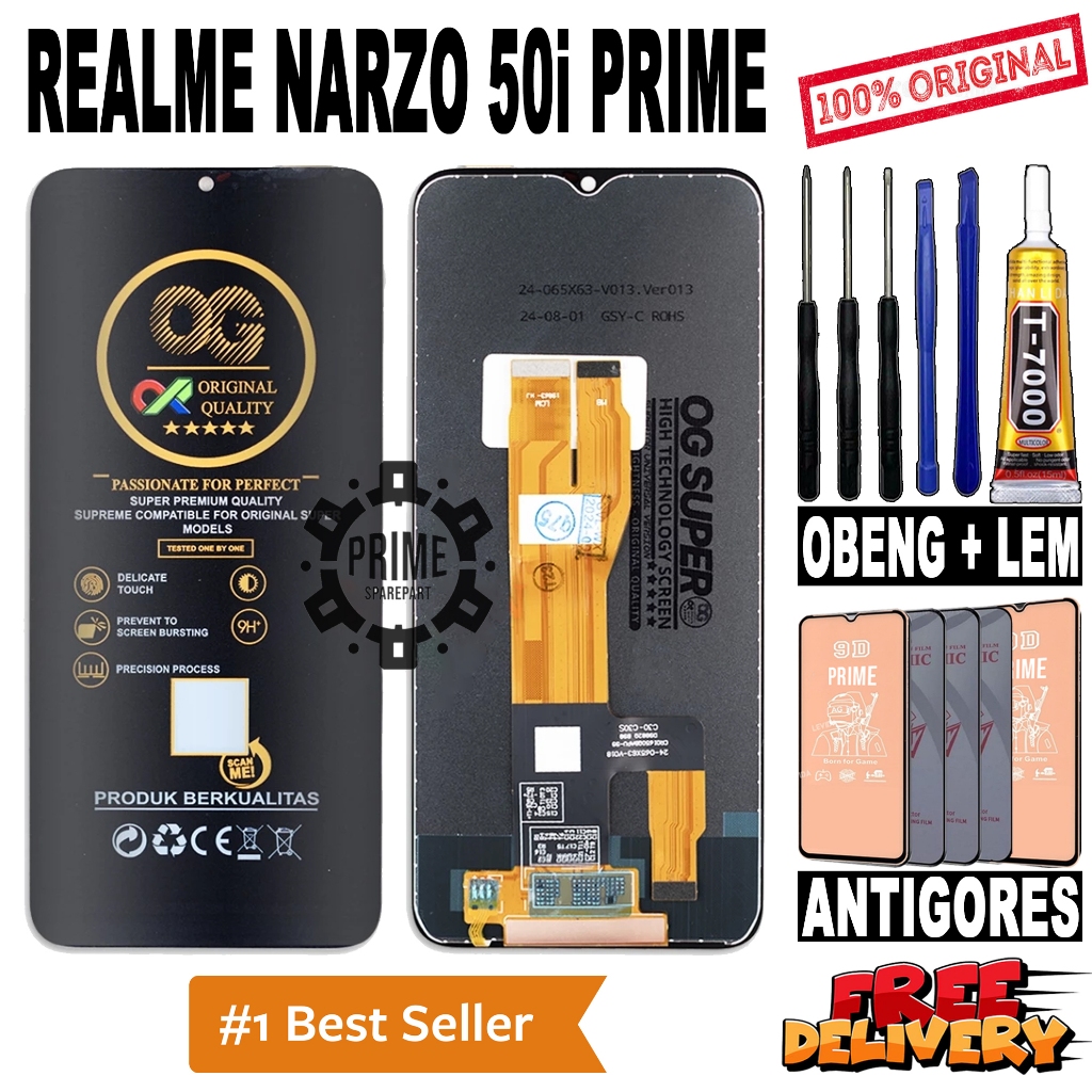 Lcd REALME NARZO 50I PRIME Original Oem Lcd Touchscreen REALME NARZO 50I PRIME Fullset
