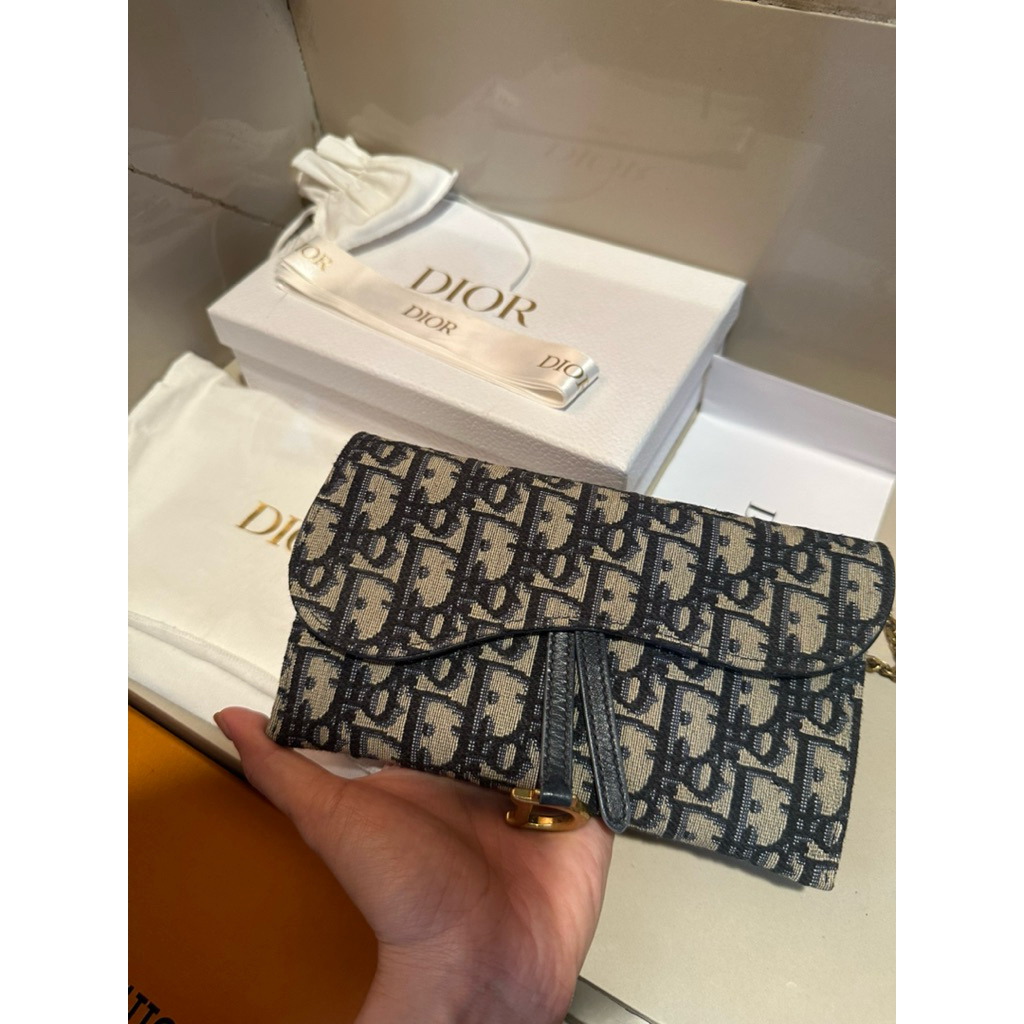 Dior oblique saddle bag woc