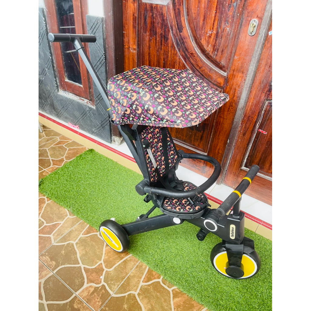 Sepeda Bebehoo bisa jadi stroller like Doona 7in1