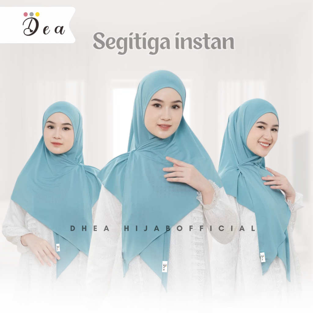 HIJAB INSTAN SEGITIGA JERSEY/JILBAB SEGITIGA INSTAN JERSEY SUPER